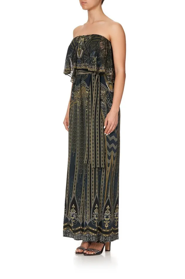 Women Playsuits and Jumpsuits Camilla Strapless Jumpsuit With Frill Great Scott