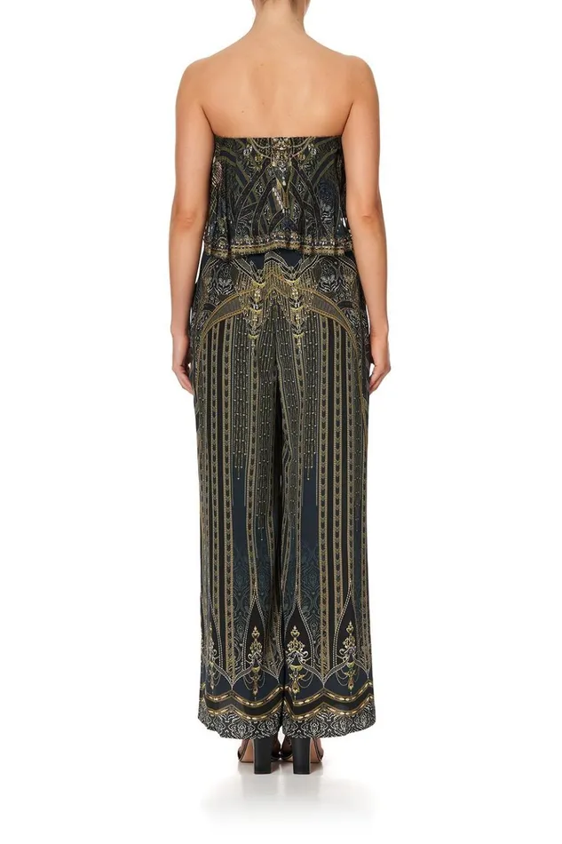 Women Playsuits and Jumpsuits Camilla Strapless Jumpsuit With Frill Great Scott