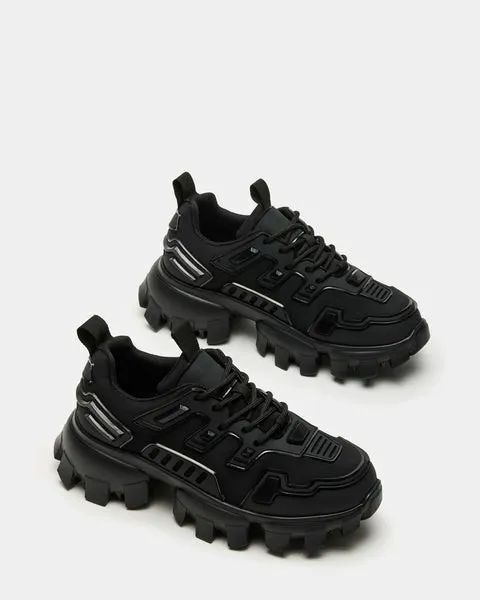 Women PONCED BLACK Black Steve Madden Sneakers Women PONCED BLACK Black Steve Madden Sneakers
