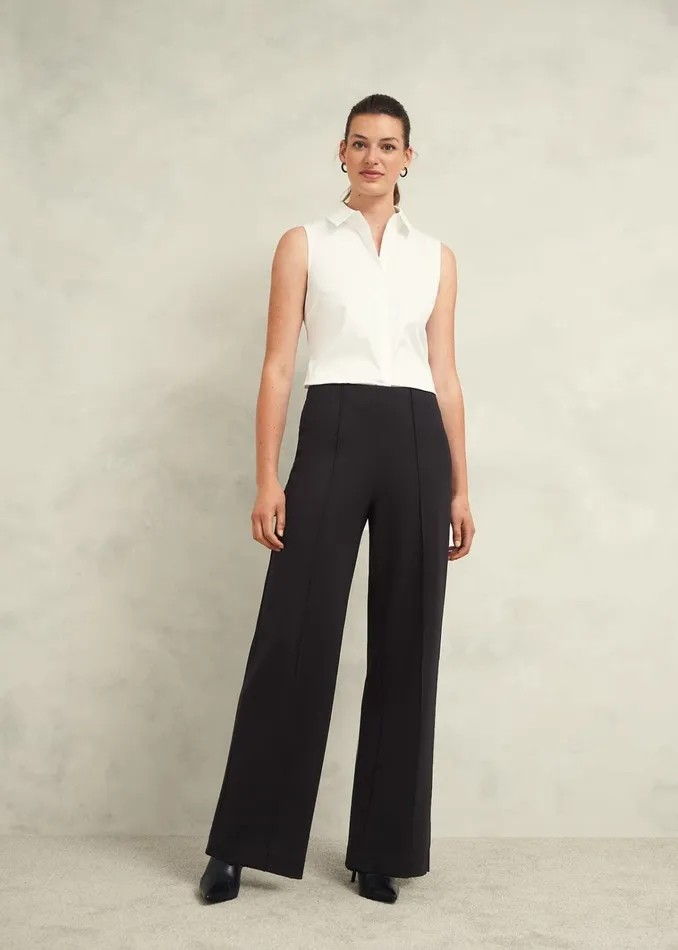 Women Prim Trousers Black Hobbs Trousers