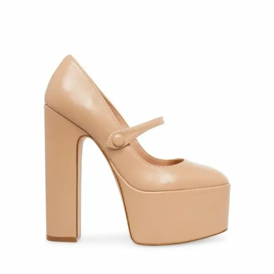 Women PRISILA BLUSH LEATHER Blush Leather Steve Madden Heels