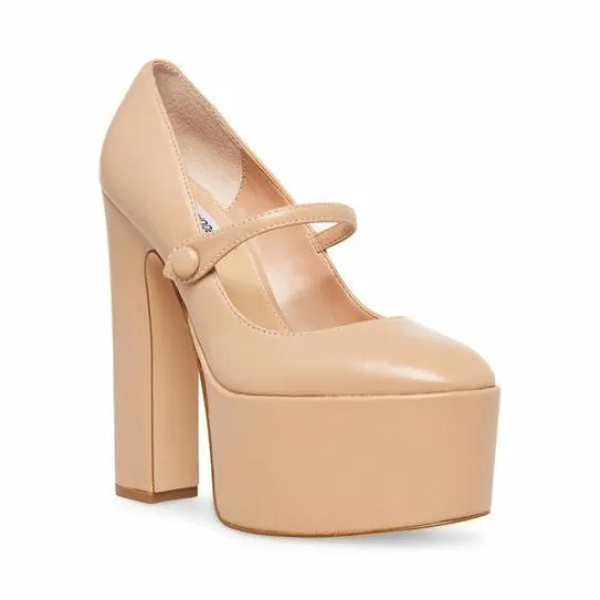 Women PRISILA BLUSH LEATHER Blush Leather Steve Madden Heels Women PRISILA BLUSH LEATHER Blush Leather Steve Madden Heels