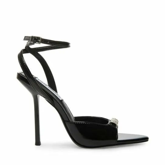Women PRIZE BLACK PATENT Black Patent Steve Madden Heels