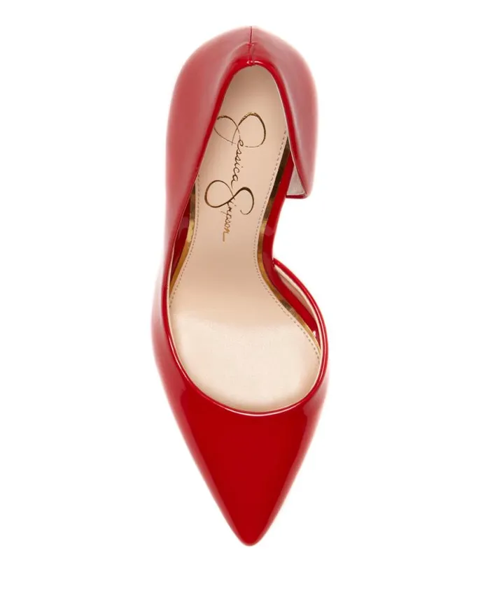 Women Prizma D039Orsay Pump In Red Patent Jessica Simpson Pumps