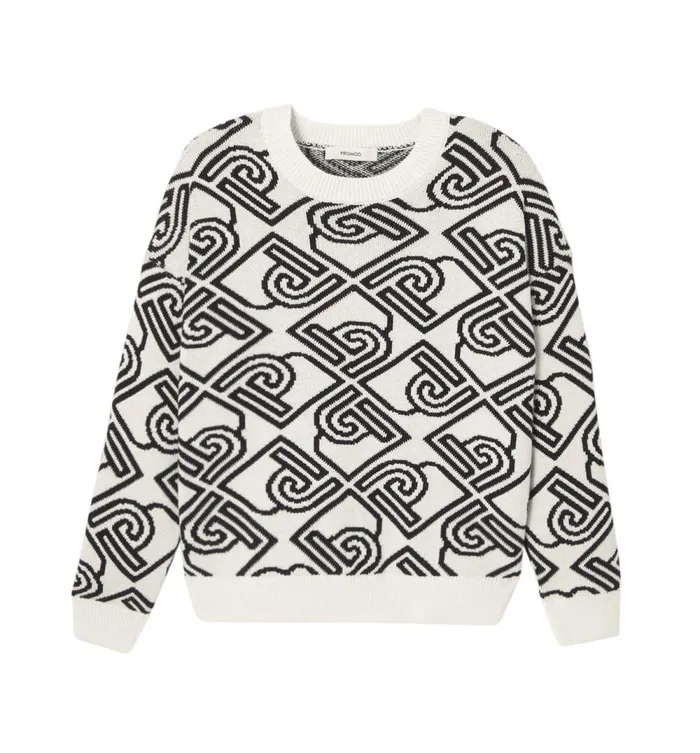 Women Promod Logo Jumper 8211 Black Print Promod Jumpers And Cardigans Women Promod Logo Jumper 8211 Black Print Promod Jumpers And Cardigans