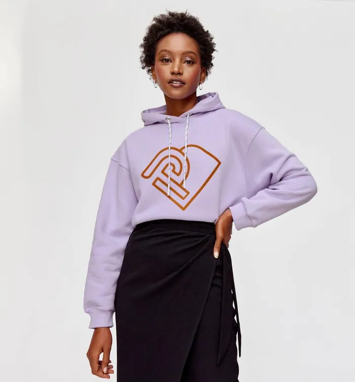 Women Promod Logo Sweatshirt 8211 Lilac Promod Jumpers And Cardigans Women Promod Logo Sweatshirt 8211 Lilac Promod Jumpers And Cardigans