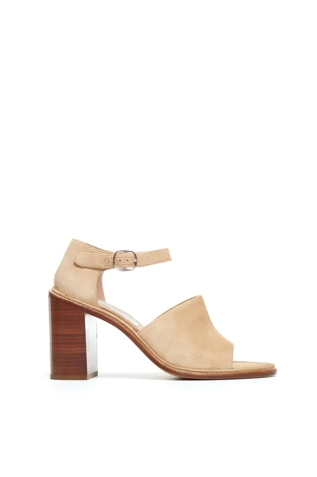 Women Pumps Gabriela Hearst Beau Heel In Beige Suede
