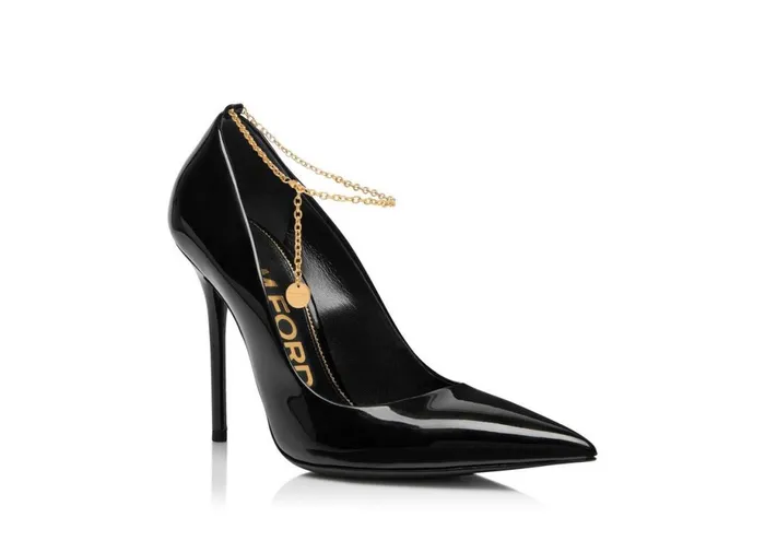 Women Pumps Tom Ford Patent Leather Chain Pump Women Pumps Tom Ford Patent Leather Chain Pump