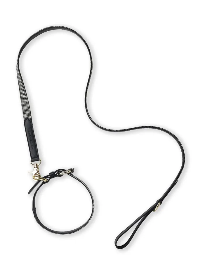 Women Puppy Tooth Dog Lead Creamblackbrown MEEM