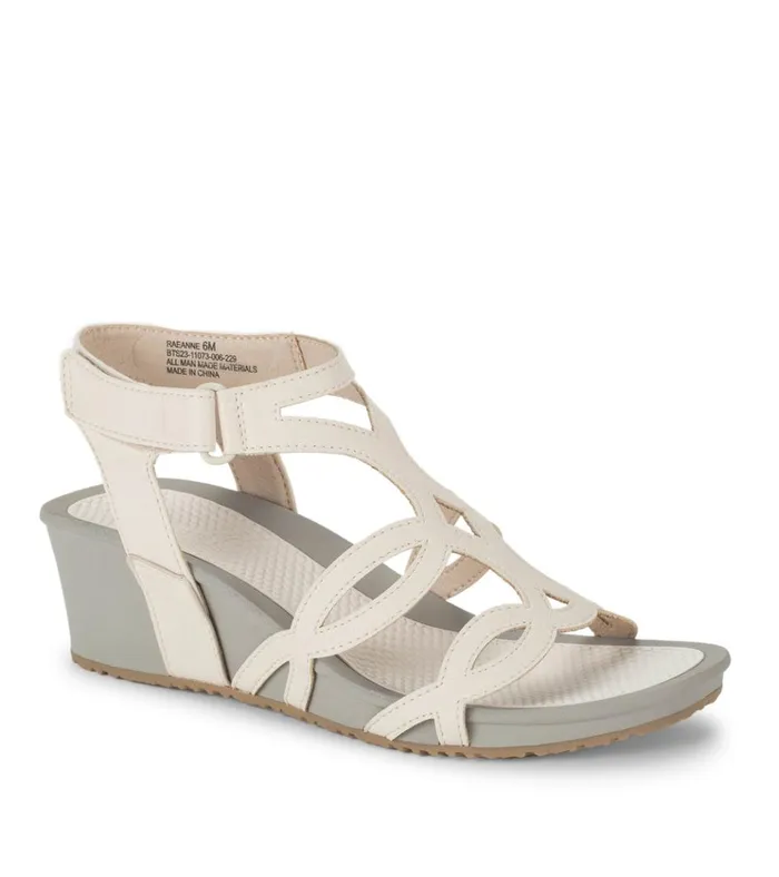 Women Raeanne Wedge Sandal Cream Baretraps Rebound Sandals