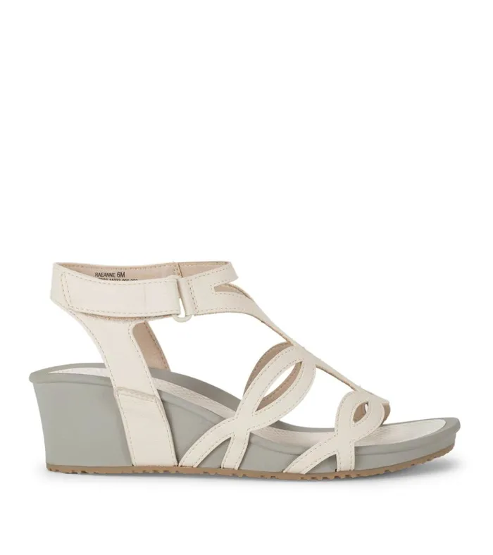 Women Raeanne Wedge Sandal Cream Baretraps Rebound Sandals