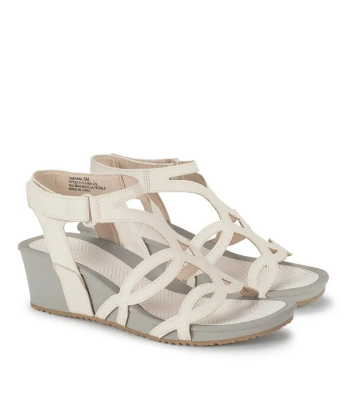 Women Raeanne Wedge Sandal Cream Baretraps Rebound Sandals