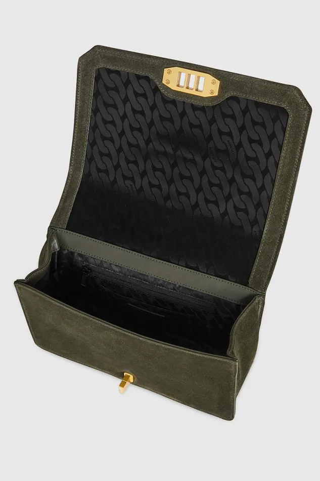 Women Rebecca Minkoff Crossbody Bags Chevron Quilted Love Crossbody Moss Women Rebecca Minkoff Crossbody Bags Chevron Quilted Love Crossbody Moss