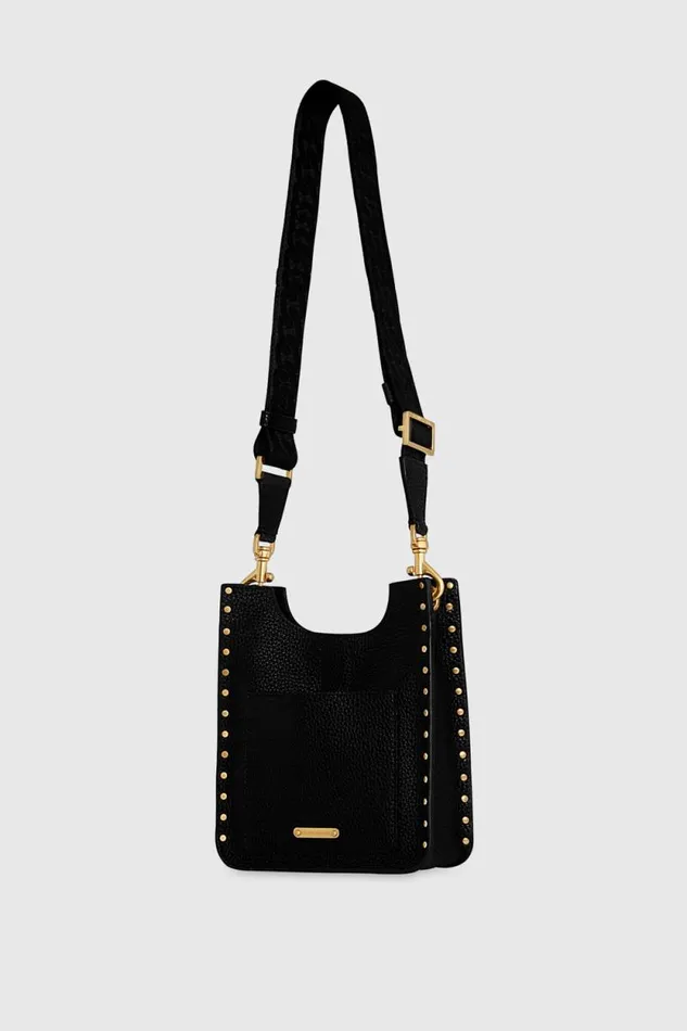 Women Rebecca Minkoff Crossbody Bags Darren Mini Feed Black Women Rebecca Minkoff Crossbody Bags Darren Mini Feed Black
