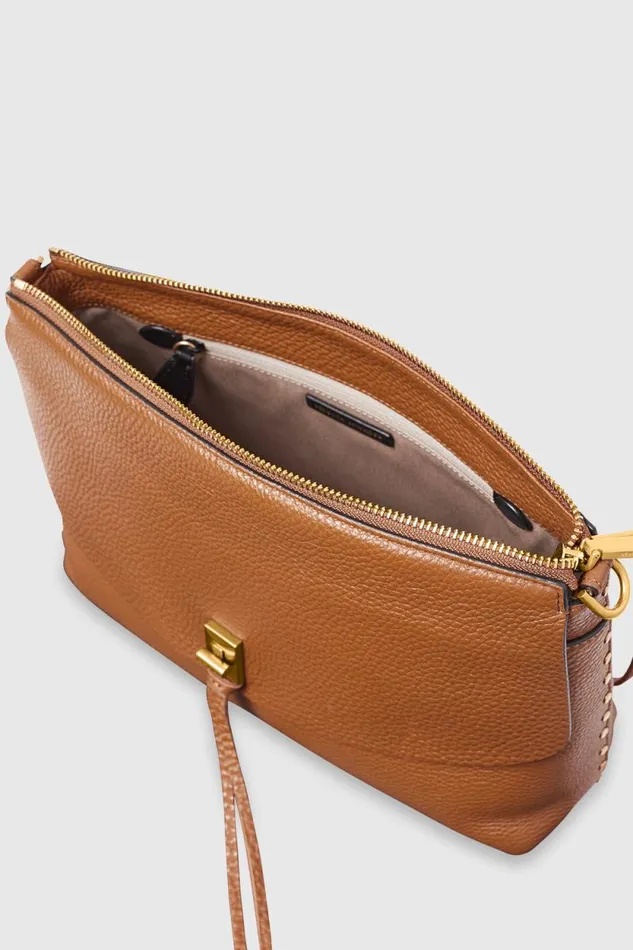 Women Rebecca Minkoff Crossbody Bags Darren Top Zip Crossbody Caramello Women Rebecca Minkoff Crossbody Bags Darren Top Zip Crossbody Caramello