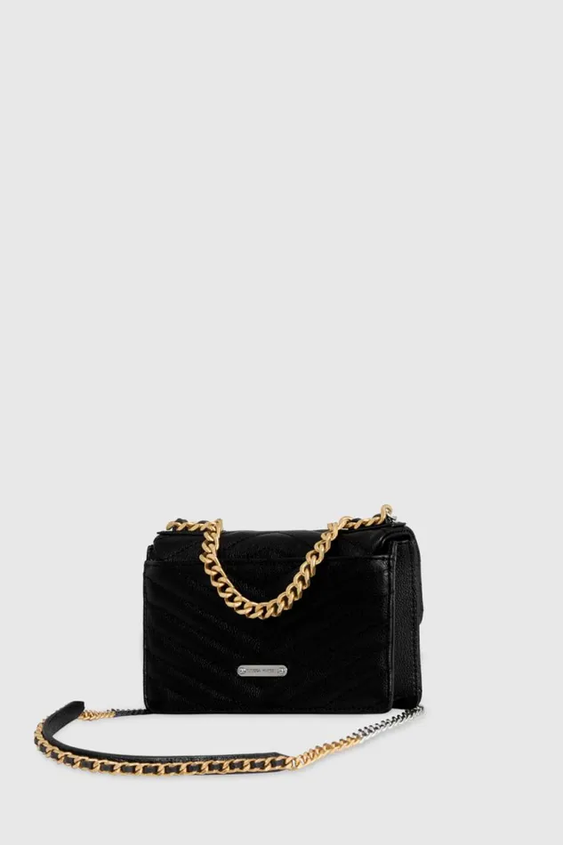 Women Rebecca Minkoff Crossbody Bags Edie Mini Crossbody On A Chain Black Women Rebecca Minkoff Crossbody Bags Edie Mini Crossbody On A Chain Black
