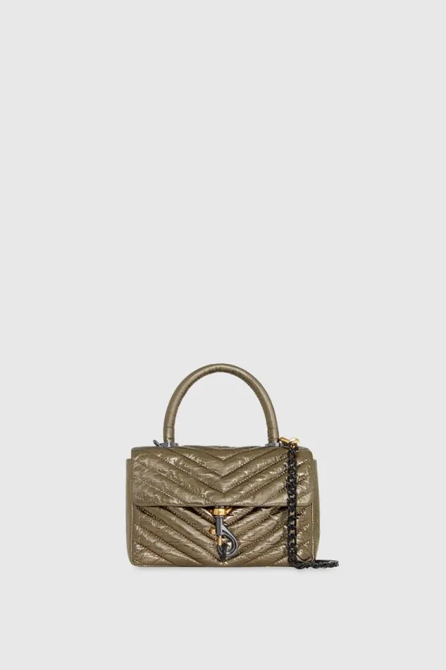 Women Rebecca Minkoff Crossbody Bags Edie Top Handle Bronze