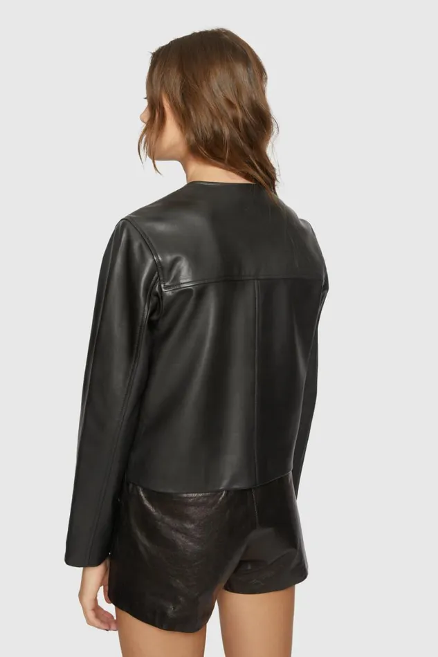 Women Rebecca Minkoff Outerwear Taryn Jacket Black Women Rebecca Minkoff Outerwear Taryn Jacket Black