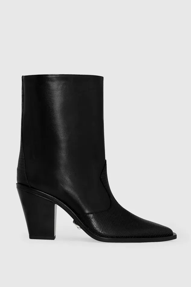 Women Rebecca Minkoff Shoes City Cowboy Boot Black