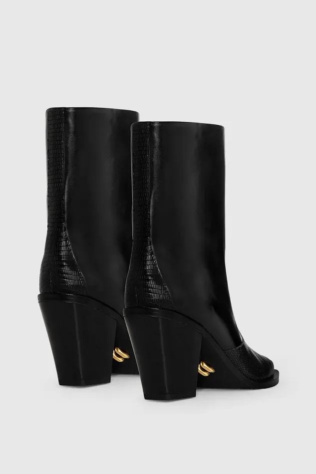 Women Rebecca Minkoff Shoes City Cowboy Boot Black Women Rebecca Minkoff Shoes City Cowboy Boot Black