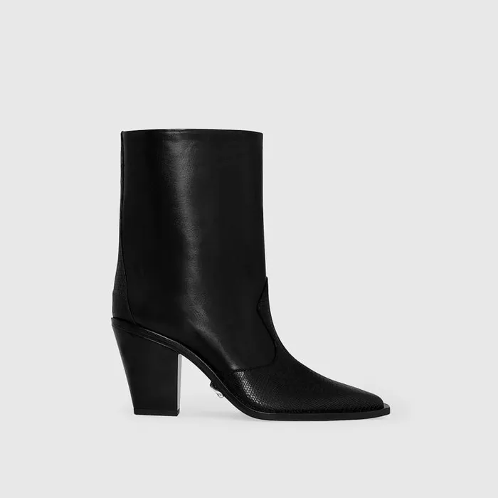 Women Rebecca Minkoff Shoes City Cowboy Boot Black Women Rebecca Minkoff Shoes City Cowboy Boot Black
