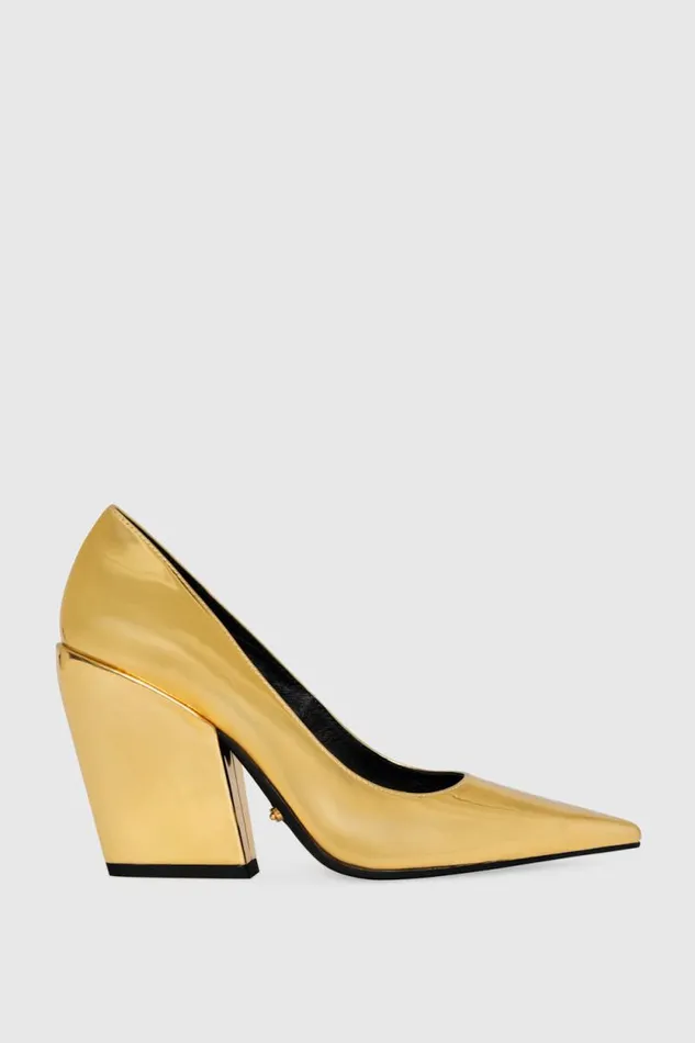 Women Rebecca Minkoff Shoes Megan Pump Gold