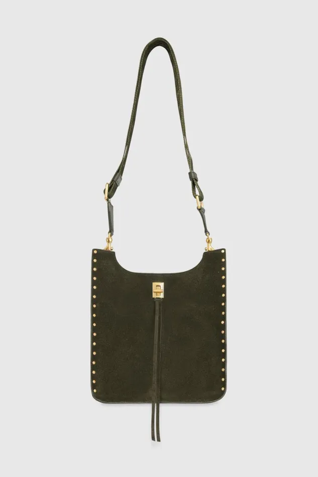 Women Rebecca Minkoff Shoulder Bags Darren Medium Feed Moss