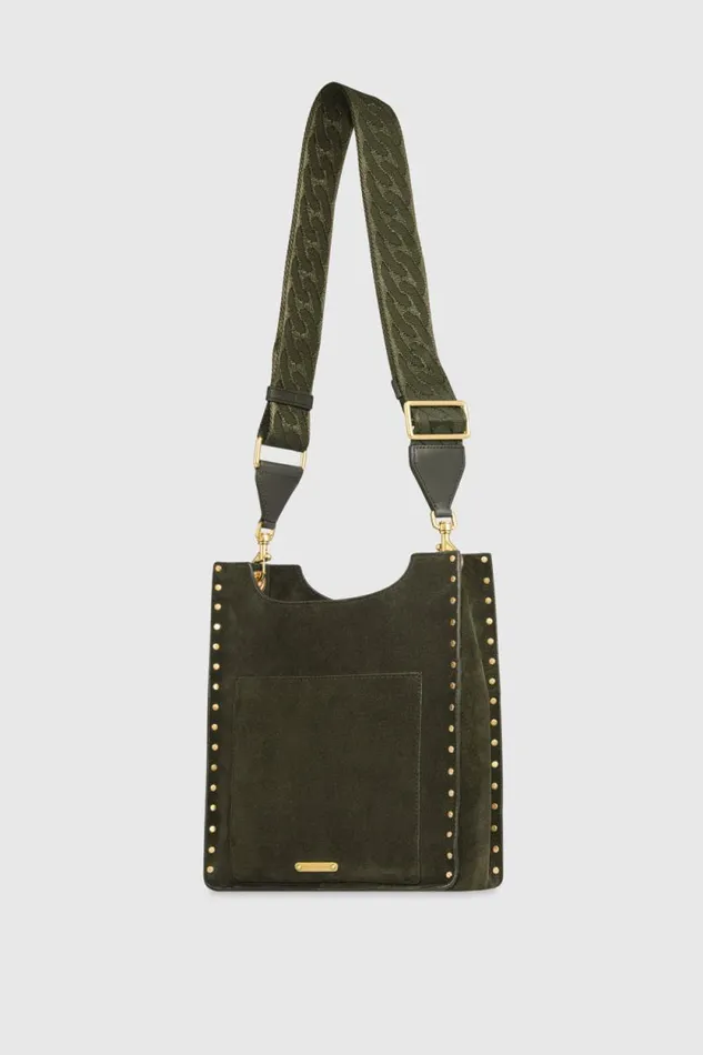 Women Rebecca Minkoff Shoulder Bags Darren Medium Feed Moss Women Rebecca Minkoff Shoulder Bags Darren Medium Feed Moss
