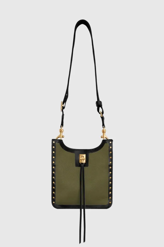 Women Rebecca Minkoff Shoulder Bags Darren Surplus Small Feed Verde
