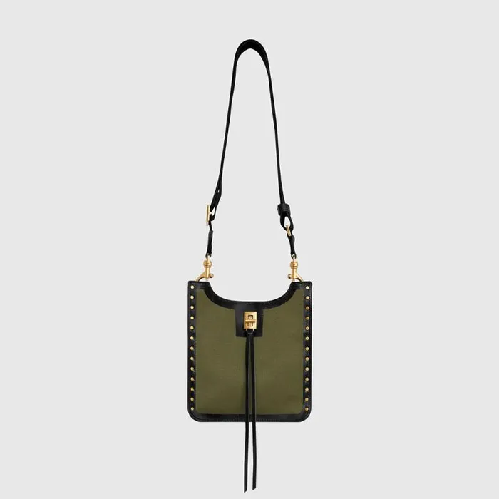 Women Rebecca Minkoff Shoulder Bags Darren Surplus Small Feed Verde Women Rebecca Minkoff Shoulder Bags Darren Surplus Small Feed Verde