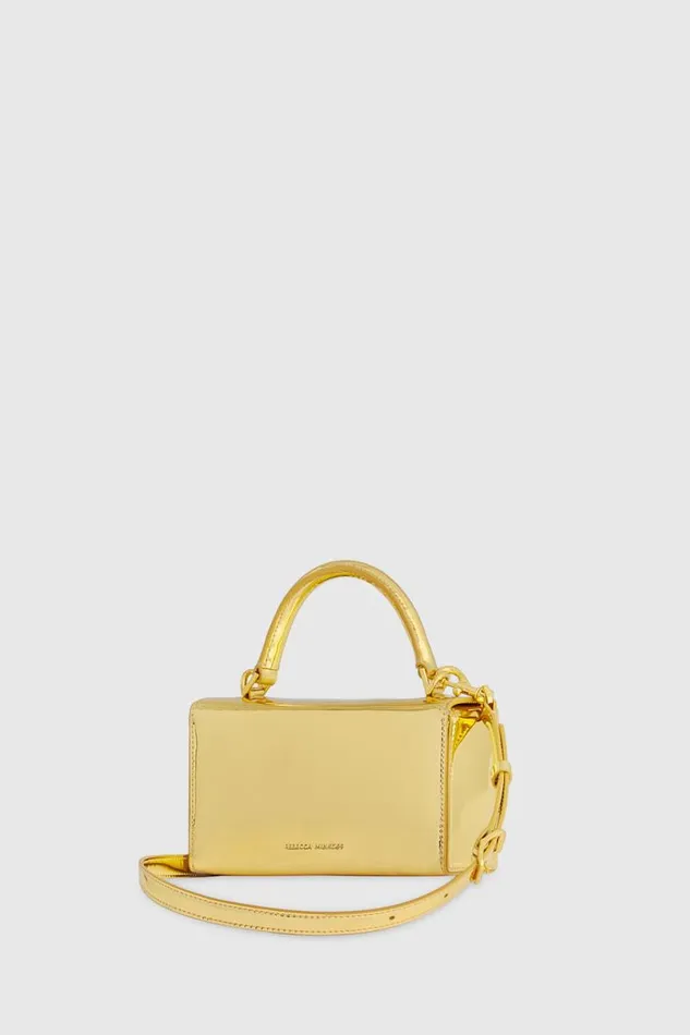 Women Rebecca Minkoff Top Handle Bags G Mini Top Handle Crossbody Gold Women Rebecca Minkoff Top Handle Bags G Mini Top Handle Crossbody Gold
