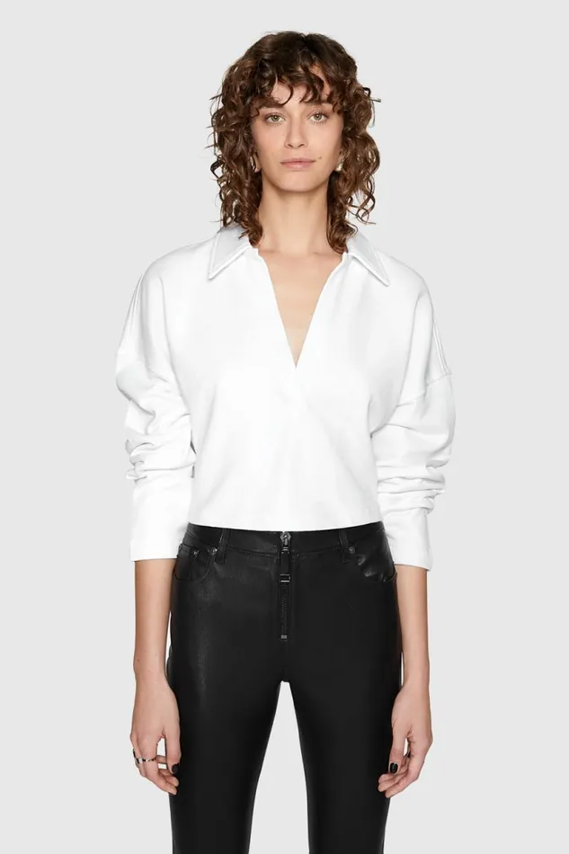 Women Rebecca Minkoff Tops Park Rugby Shirt White