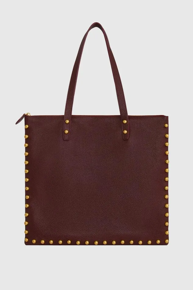 Women Rebecca Minkoff Tote Bags Milan Tote With Studs Port