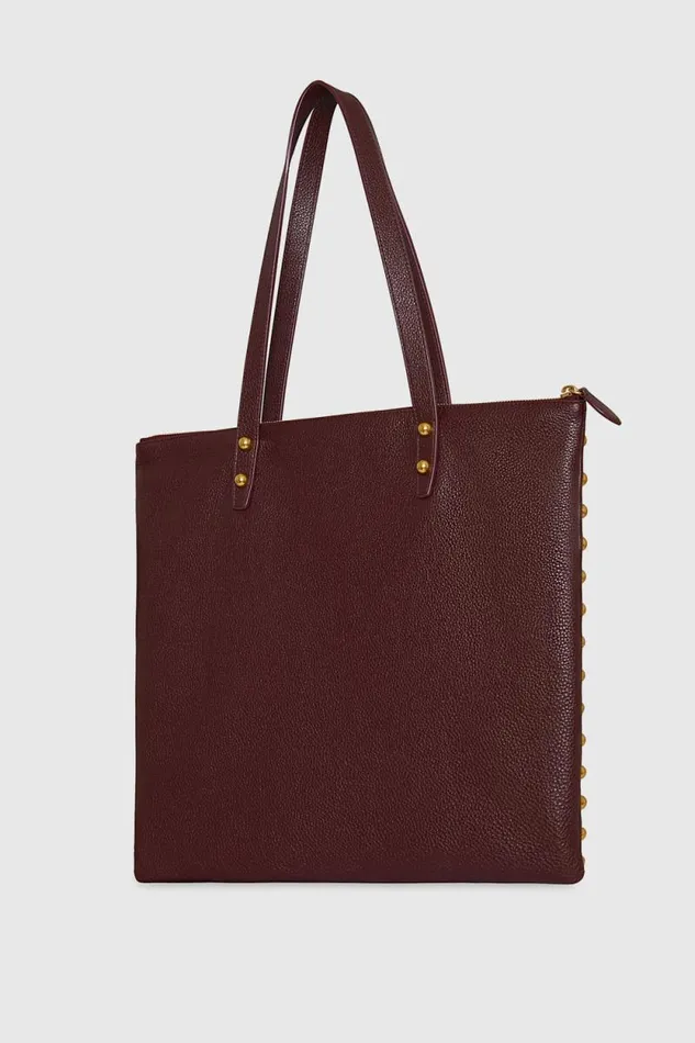 Women Rebecca Minkoff Tote Bags Milan Tote With Studs Port Women Rebecca Minkoff Tote Bags Milan Tote With Studs Port