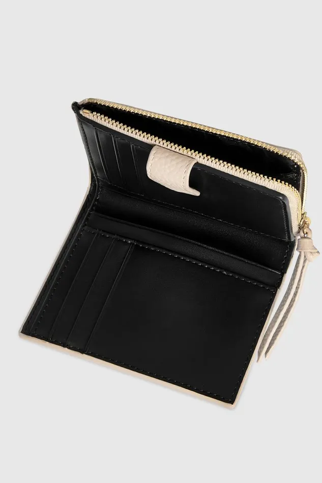 Women Rebecca Minkoff Wallets Megan Slim Wallet Stone Women Rebecca Minkoff Wallets Megan Slim Wallet Stone