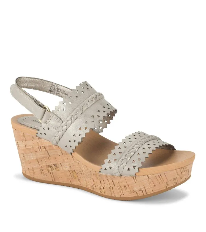 Women Rene Wedge Sandal Champagne Baretraps Wedge Sandals