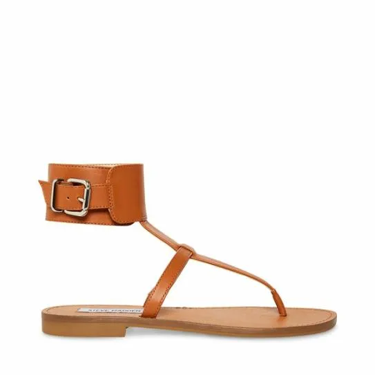 Women RICO TAN LEATHER Tan Leather Steve Madden Sandals