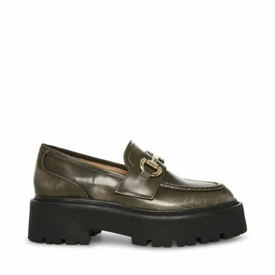 Women ROUX GREY DISTRESSED Grey Distr Steve Madden Loafers and Flats