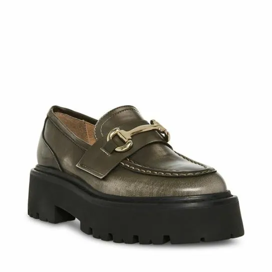 Women ROUX GREY DISTRESSED Grey Distr Steve Madden Loafers and Flats