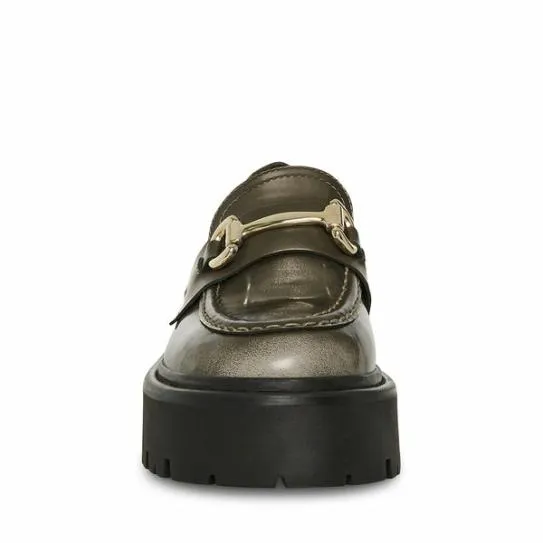 Women ROUX GREY DISTRESSED Grey Distr Steve Madden Loafers and Flats