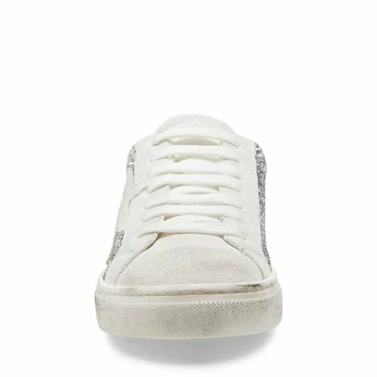 Women RUBIE SILVER GLITTER Silver Glitter Steve Madden Sneakers Women RUBIE SILVER GLITTER Silver Glitter Steve Madden Sneakers