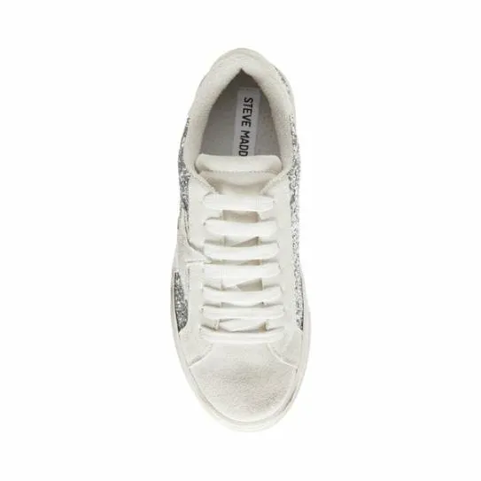 Women RUBIE SILVER GLITTER Silver Glitter Steve Madden Sneakers Women RUBIE SILVER GLITTER Silver Glitter Steve Madden Sneakers