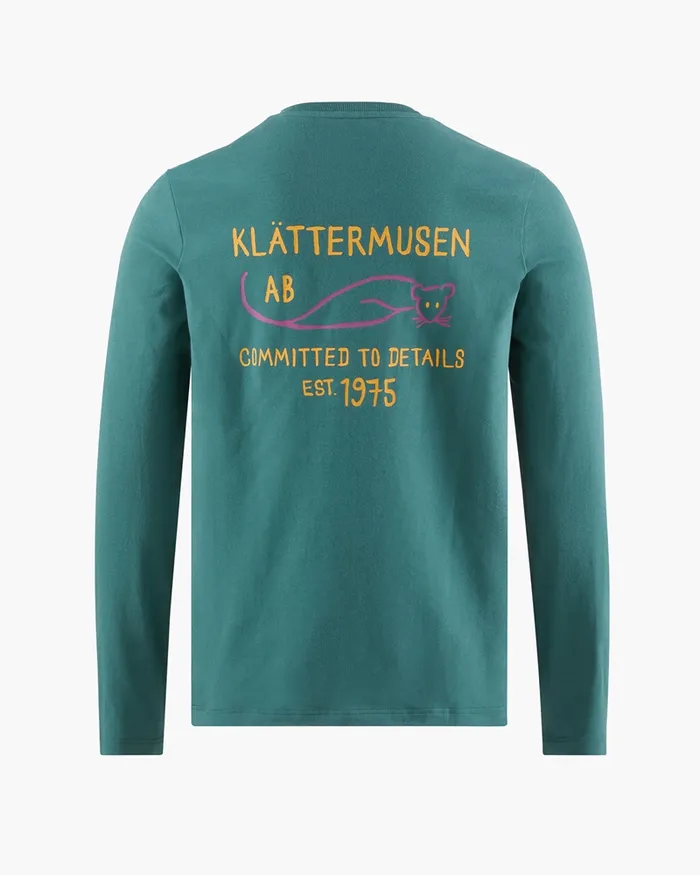 Women Runa Commitment 20 LongSleeve Tee Frost Green Klttermusen TShirts