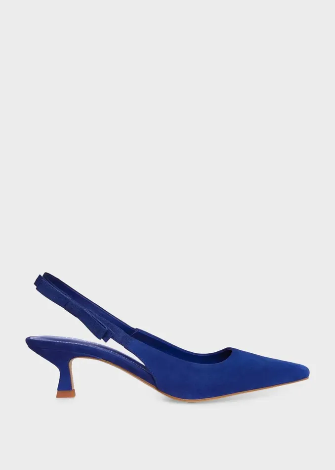 Women Safia Slingback Lapis Blue Hobbs Heels