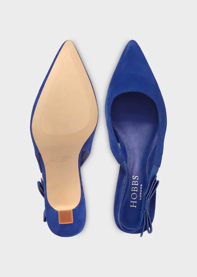 Women Safia Slingback Lapis Blue Hobbs Heels