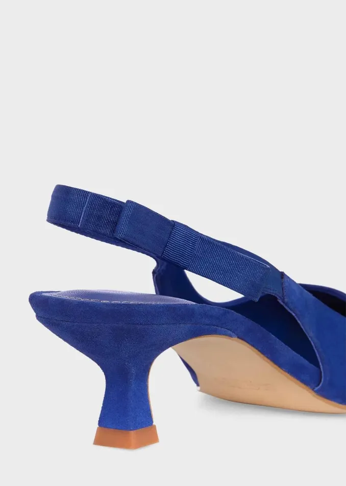 Women Safia Slingback Lapis Blue Hobbs Heels