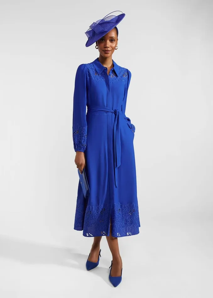 Women Safia Slingback Lapis Blue Hobbs Heels