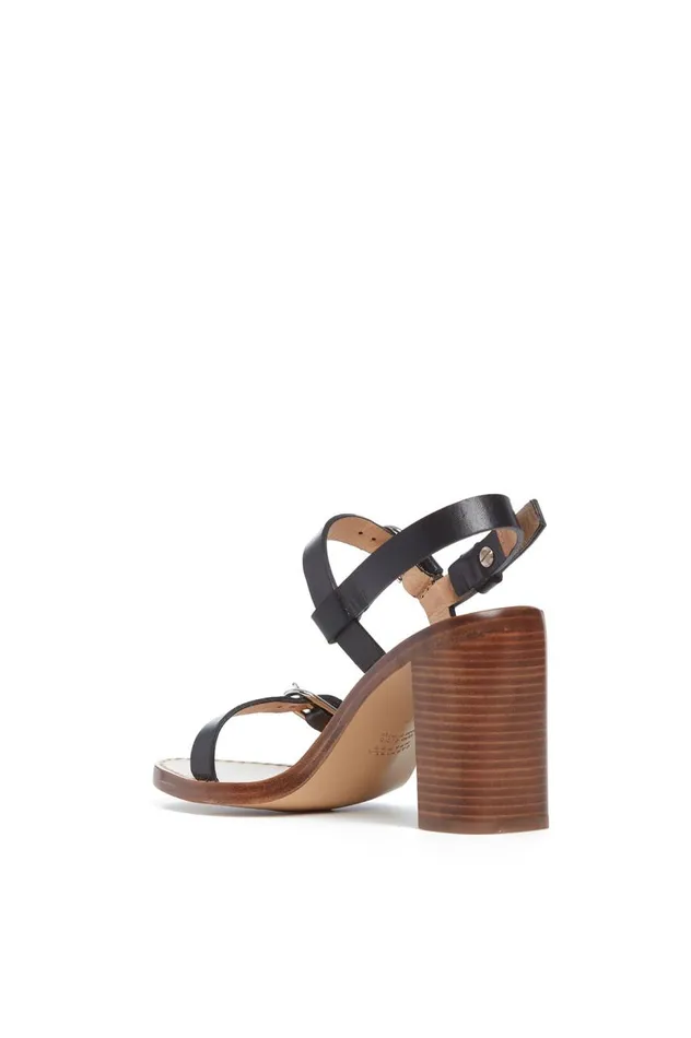 Women Sandals Gabriela Hearst Miraya Strap Sandal In Black Leather