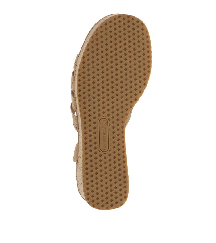 Women Savannah Wedge Sandal Natural Cork Baretraps Wedge Sandals