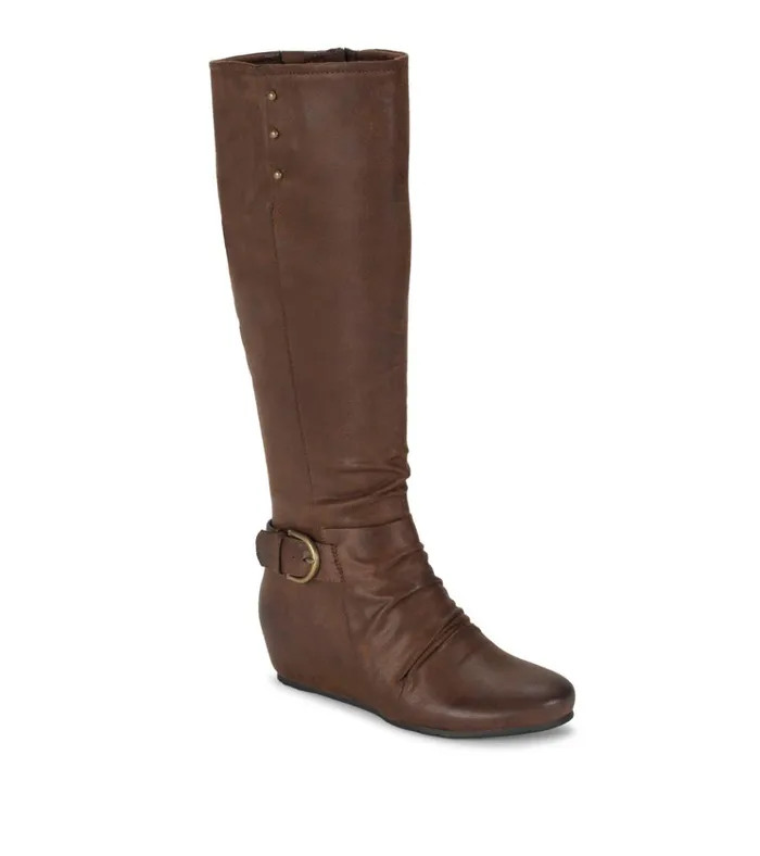 Women Scarlett Tall Boot Brush Brown Baretraps Knee High Boots